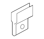 82412C7000 - Body: Door Glass Holder for Kia: Rio Image