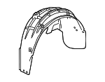 84700607 - : 2018-2024 GMC Terrain - Rear Driver Side Wheelhouse Liner for GM Image