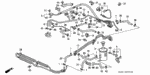 53736SH3950 - Chassis: HOLDER B, POWER STEERING PIPE for Acura Image
