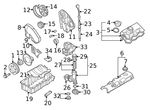 Fuel System Components for 2000 Volkswagen Jetta #1