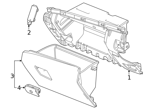 Glove Box for 2026 GMC Yukon #0