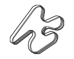 8653617 - : Serpentine Belt for Volvo Image