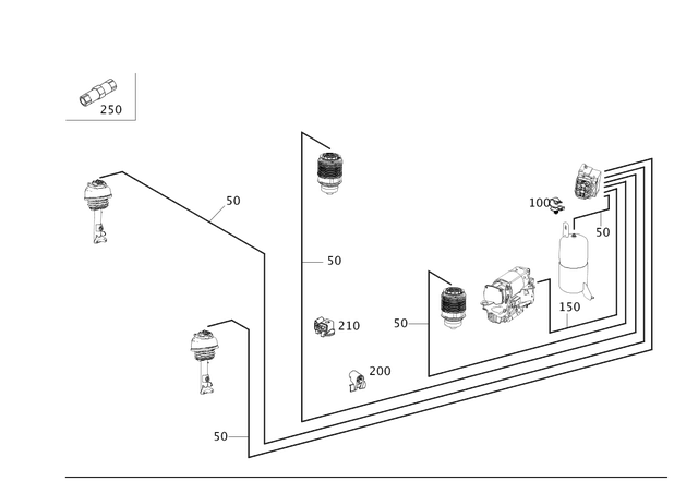 2305462543 - Springs, Suspension and Hydraulic Components: Holder for Mercedes-Benz: 350SD, AMG GT 43, AMG GT 53, AMG GT 55, AMG GT 63, AMG GT 63 Pro, AMG GT 63 S, AMG GT 63 S E Performance, C350e, C400, C43 AMG, C450 AMG, C63 AMG, C63 AMG S, CLS400, CLS450, CLS53 AMG, CLS550, CLS63 AMG, CLS63 AMG S, E250, E300, E350, E400, E43 AMG, E450, E53 AMG, E550, E63 AMG, E63 AMG S, G550, G63 4x4 Squared AMG, G63 AMG, GLC300, GLC43 AMG, GLC63 AMG, GLC63 AMG S, S430, SL43 AMG, SL500, SL55 AMG, SL550, SL600, SL63 AMG, SL63 AMG S E Performance, SL65 AMG Image image