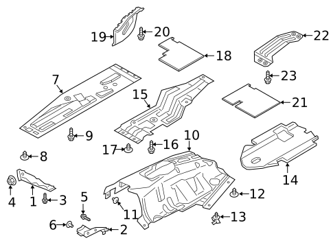 Under Cover & Splash Shields for 2023 Ford Ranger #1