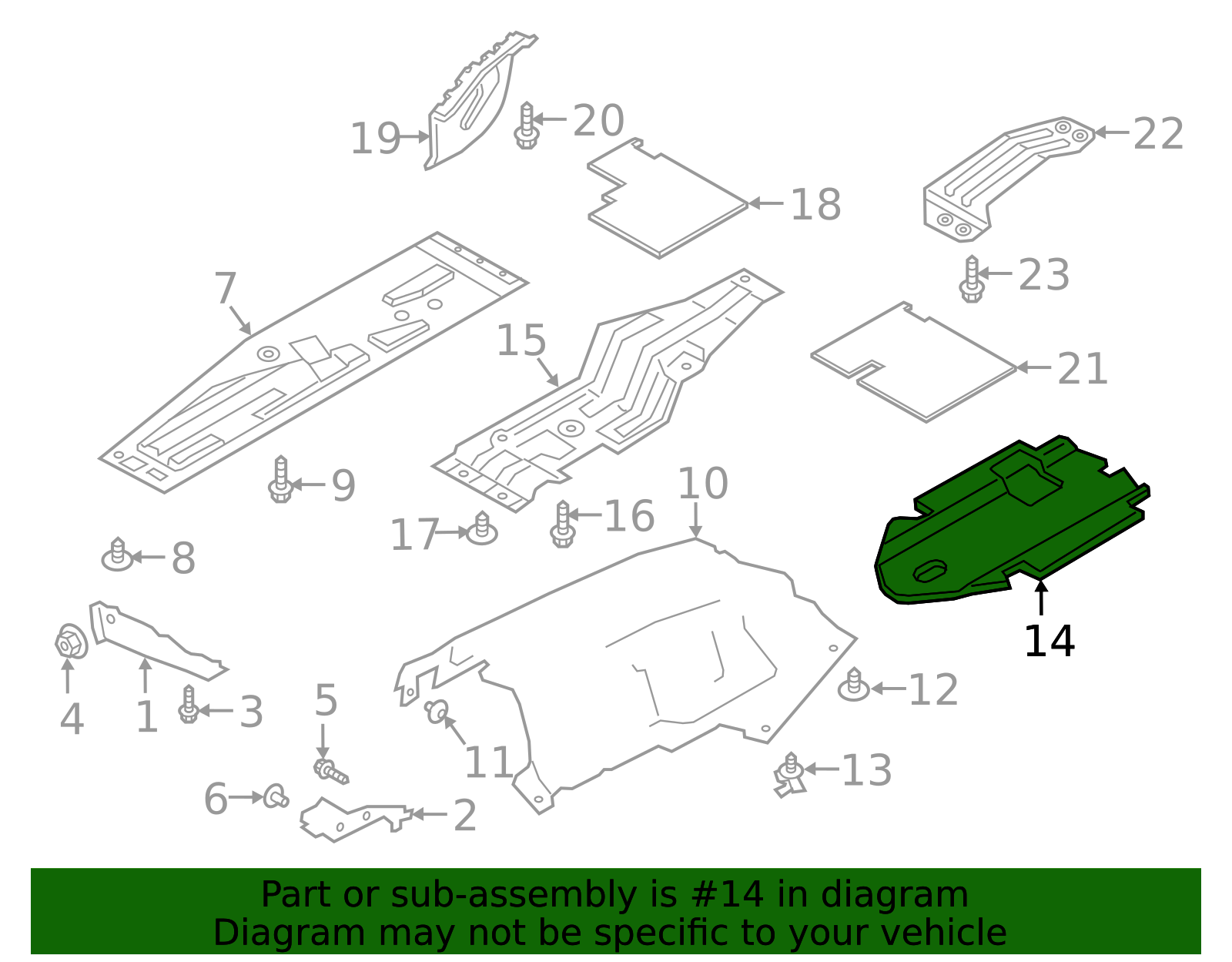KB3Z-2111130-A - 2019-2023 Ford Ranger - Center Insulator | Dealer Auto ...