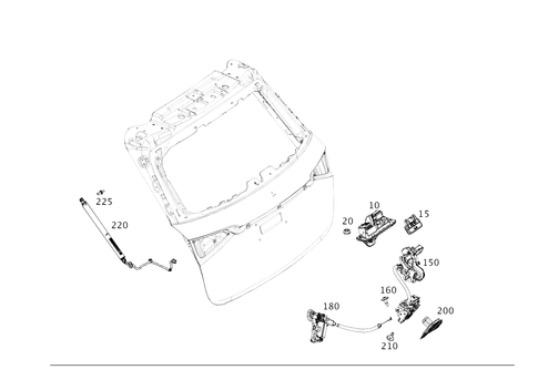 Locking System for 2021 Mercedes-Benz GLE580 #0