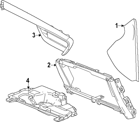 Instrument Panel Components for 2025 Buick Encore GX #1