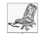 81526TK6A01 - Body: Seat Frame for Honda: Fit Image