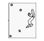 LX6Z7A031U - Cooling System: Cooler Pipe for Ford: Escape | Lincoln: Corsair Image