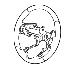 78501T6ZC02ZA - : 2020 Honda Ridgeline - Wheel Steering *NH900L* (Leather) (Deep Black) for Honda: Ridgeline Image