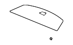 7629055G60R3L - Body: Pkg Tray Trim for Suzuki Image
