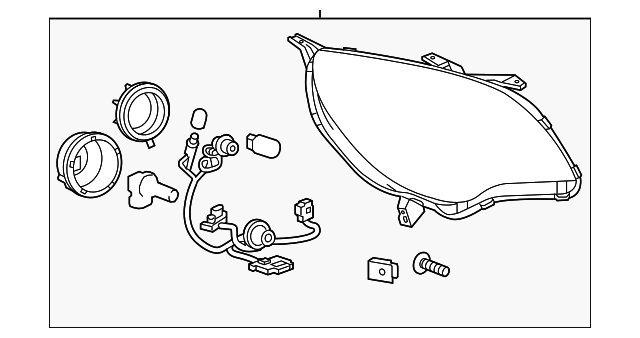 VehicleAid Projector Headlight Assembly Replacement for