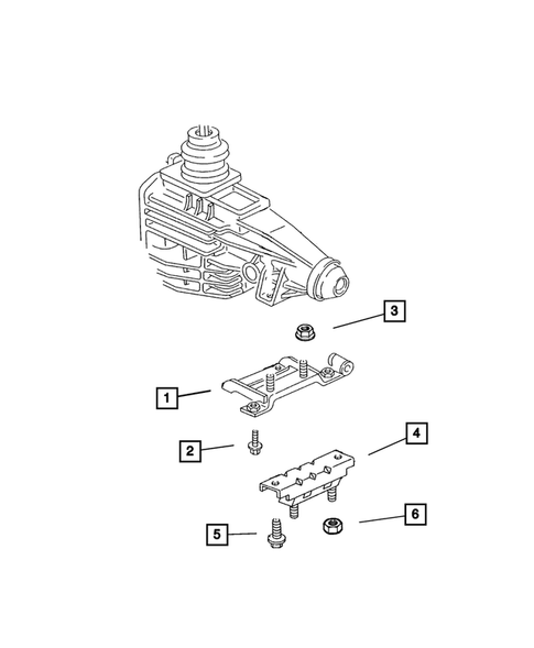Engine Mounting for 2001 Dodge Ram 2500 #2