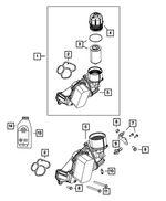 68583651AA - 3.0L Turbo Diesel; Engine: Bolt, Mounting for Mopar Image