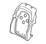 52107343931 - : Seat Back Pad for BMW: X5, X6 Image