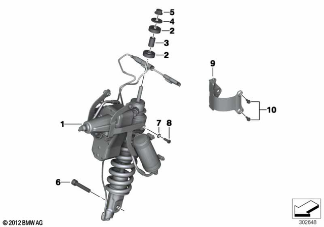 31422311994 - Front Axle, Front Suspension: Bush -  for BMW-Motorrad Image