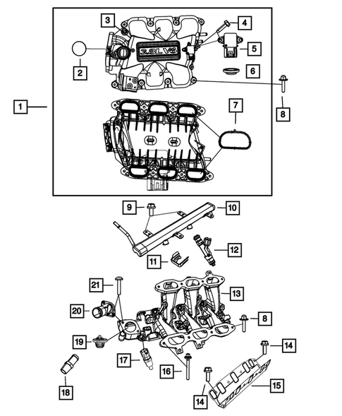 Manifolds for 2007 Jeep Wrangler #0
