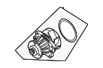 11517509985 - Cooling System: Water Pump Assembly for BMW: 318i, 318is, 323Ci, 323i, 323is, 325Ci, 325i, 325is, 325xi, 328Ci, 328i, 328is, 330Ci, 330i, 330xi, 525i, 525iT, 528i, 530i, M3, X3, X5, Z3, Z4 Image