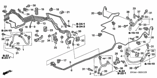 Brake Lines (ABS) (Disk) for 2006 Honda Civic #0