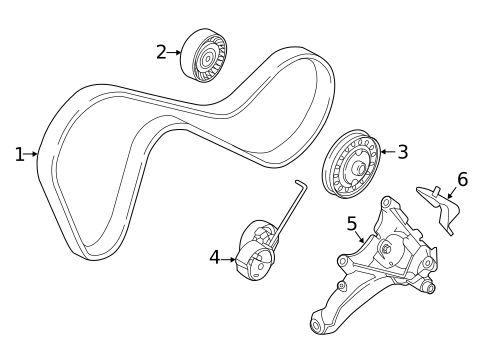 Belts & Pulleys for 2015 Volvo V60 #0