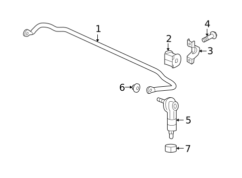 Stabilizer Bar & Components for 2013 Chevrolet Equinox #2