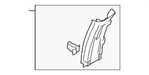SL3Z1624347BC - Body: Door Pillar Post Trim Set for Ford Image