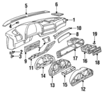 62118363173 - Electrical: Printed Circuit Board for BMW: 525i, 525iT, 530i, 535i, 540i, 735i, 735iL, 750iL Image
