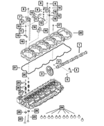 4429332 - 5.9L Turbo Diesel; Engine: Woodruff Key for Mopar Image