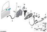 51217420573 - : Function Carrier Locking System Left for BMW Image
