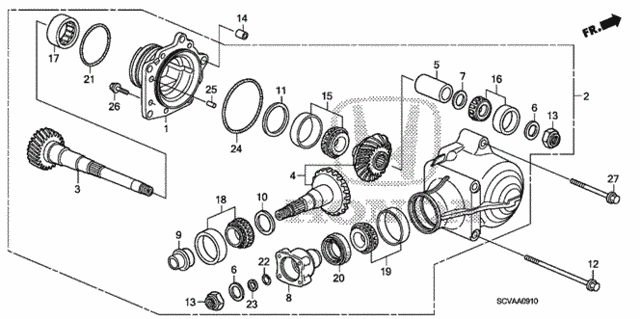 AT Transfer (4WD) for 2007 Honda Element #0