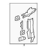 88980781 - Body: Pillar Reinforced for Chevrolet: Equinox | Pontiac: Torrent Image