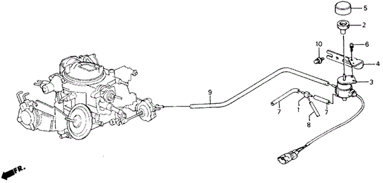 A/C Solenoid Valve (DX) for 1988 Honda Accord #0