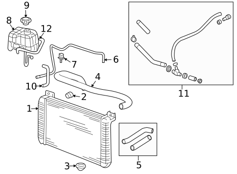 Radiators, Coolers & Related Components for 2009 Hummer H2 #0