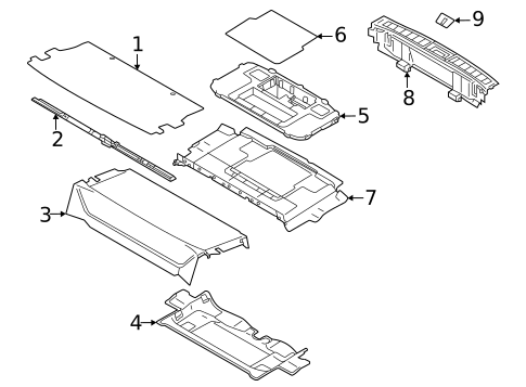 Trunk Lid & Compartment for 2025 Mitsubishi Outlander PHEV #0