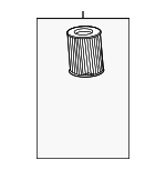 263502J001 - : Oil Filter for Hyundai: Elantra, Kona, Sonata Image