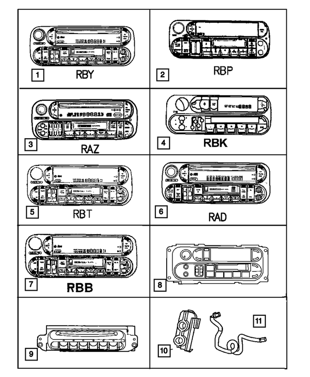 « 4858522AH – Instrument Panel and Radios and Consoles : Cd Changeur pour Mopar Image »