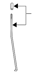 84002390 - Body: Lock Rod for Chevrolet: Silverado 2500 HD, Silverado 3500 HD | GMC: Sierra 2500 HD, Sierra 3500 HD Image