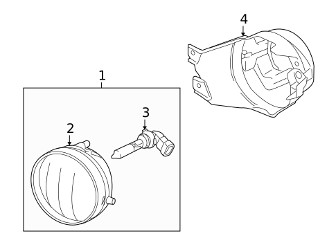 Fog Lamps for 2008 Toyota Sequoia #0