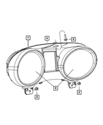 68140330AA - : Cluster Visor for Mopar Image