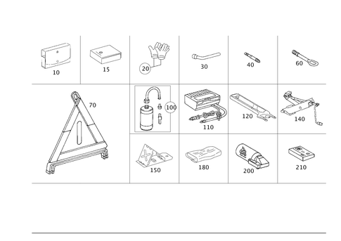 Tools and Accessories for 2003 Mercedes-Benz C230 #0
