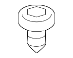 7146985055 - Body: Lock Support Screw for BMW Image