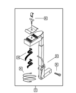 4762882 - Mopar Accessories - Component Parts: Bike Carrier Handle Lock Kit for Mopar Image
