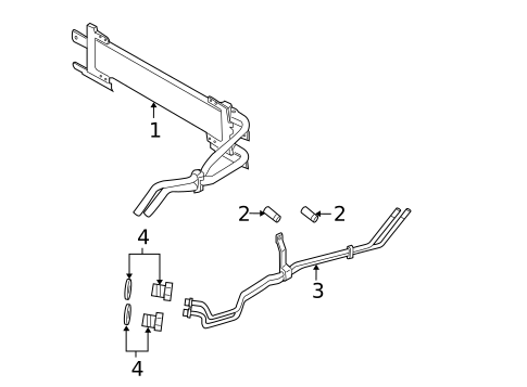 Trans Oil Cooler for 2006 Ford Mustang #0