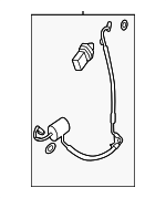 97762DO550 - HVAC: Discharge Hose for Kia Image