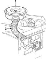 E8TZ9600C - Engine: Air Cleaner Assembly for Ford Image image