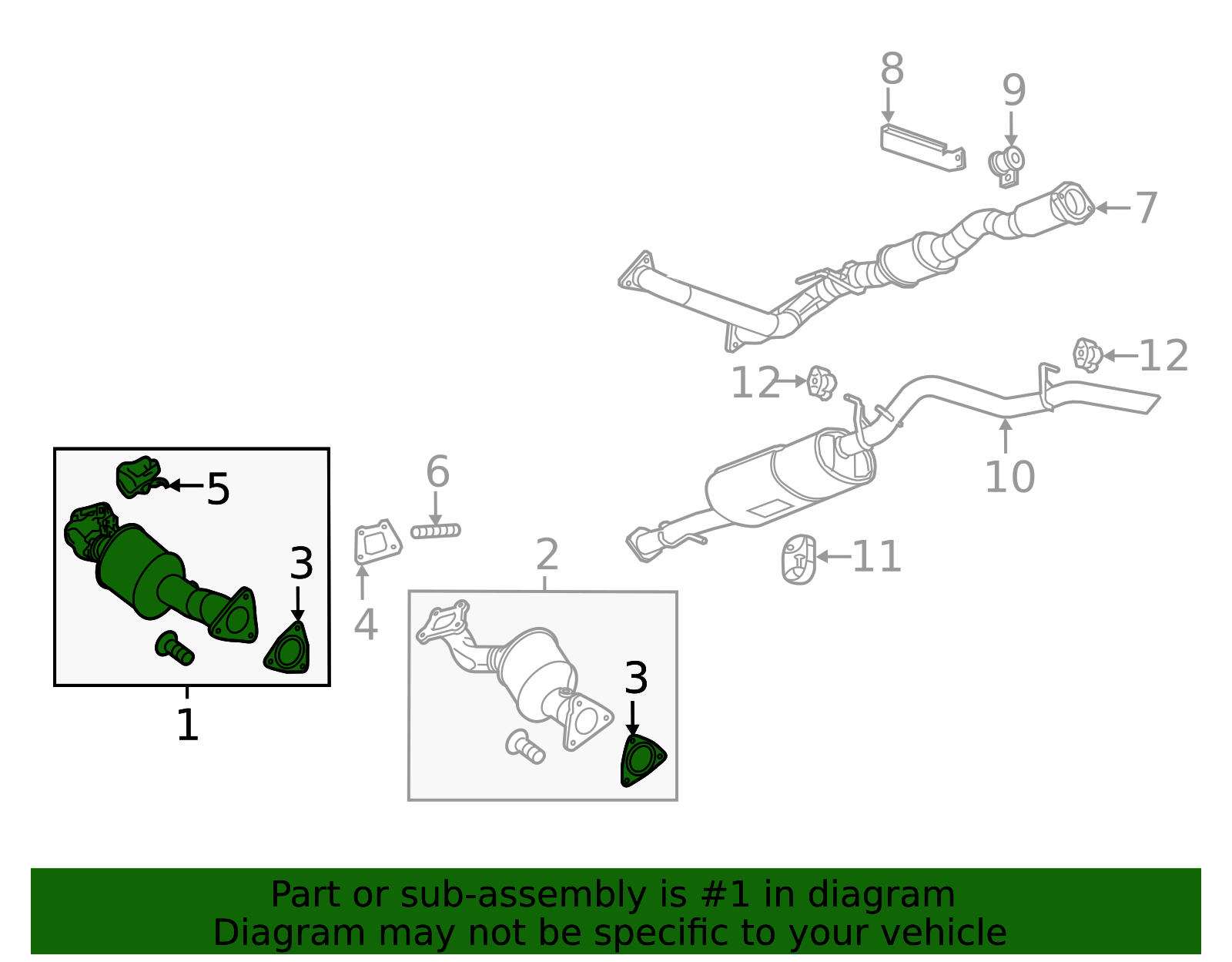 Catalytic Converter - OEM Emission Reduction for GM | AutoNation Parts