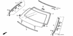 90136SL0003 - Body/Air Conditioning: SCREW, TAPPING (4X16) for Honda Image