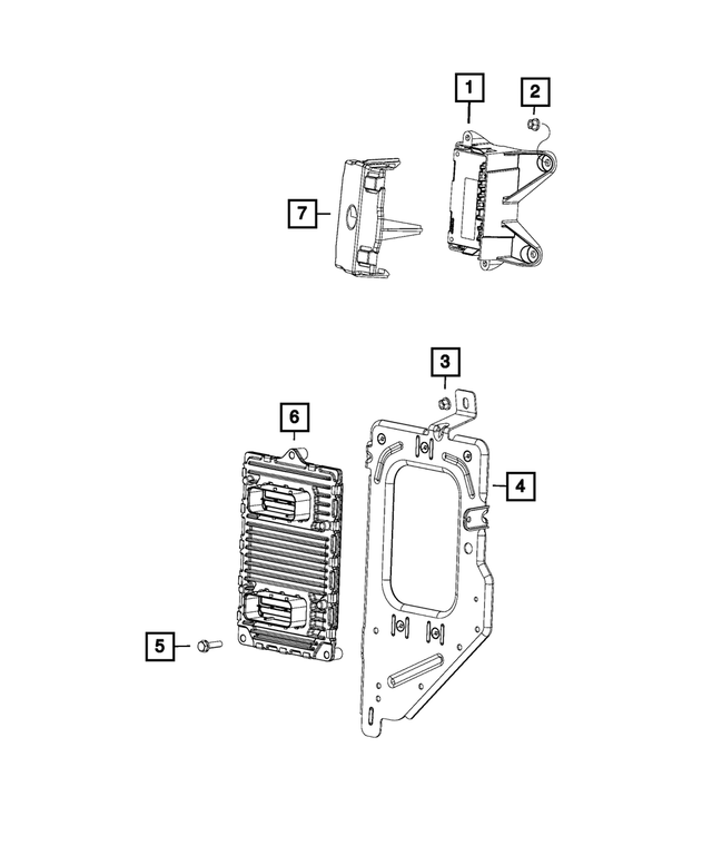 68243296AB - : Powertrain Control Module for Mopar Image