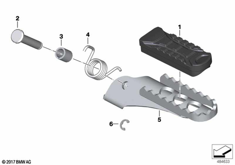 Footrests for 2025 BMW-Motorrad G 310 GS #1