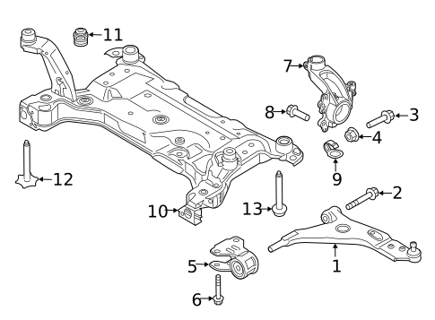 Suspension Components for 2016 Ford Escape #1
